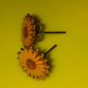 Sunflower earrings